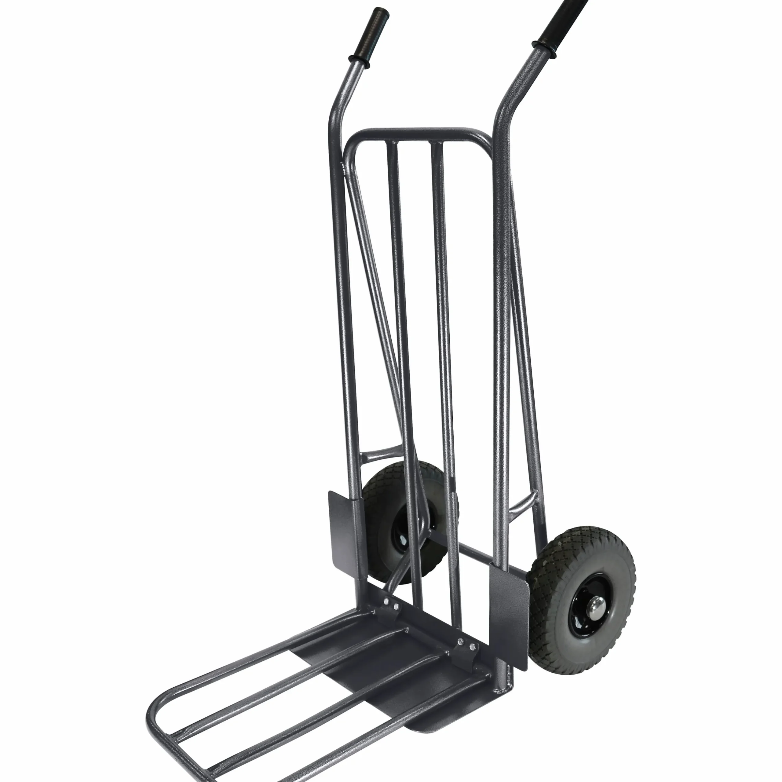 Magasinkärra Granngården punkteringsfri med ramp 250kg