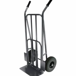 Magasinkärra Granngården punkteringsfri med ramp 250kg