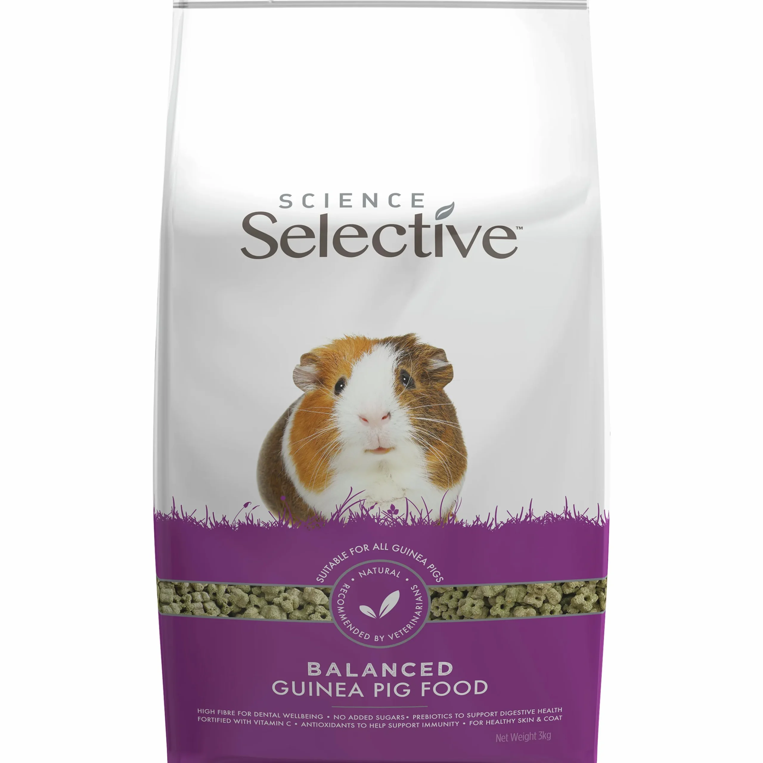 Marsvinsfoder Selective Adult Pellets 3kg