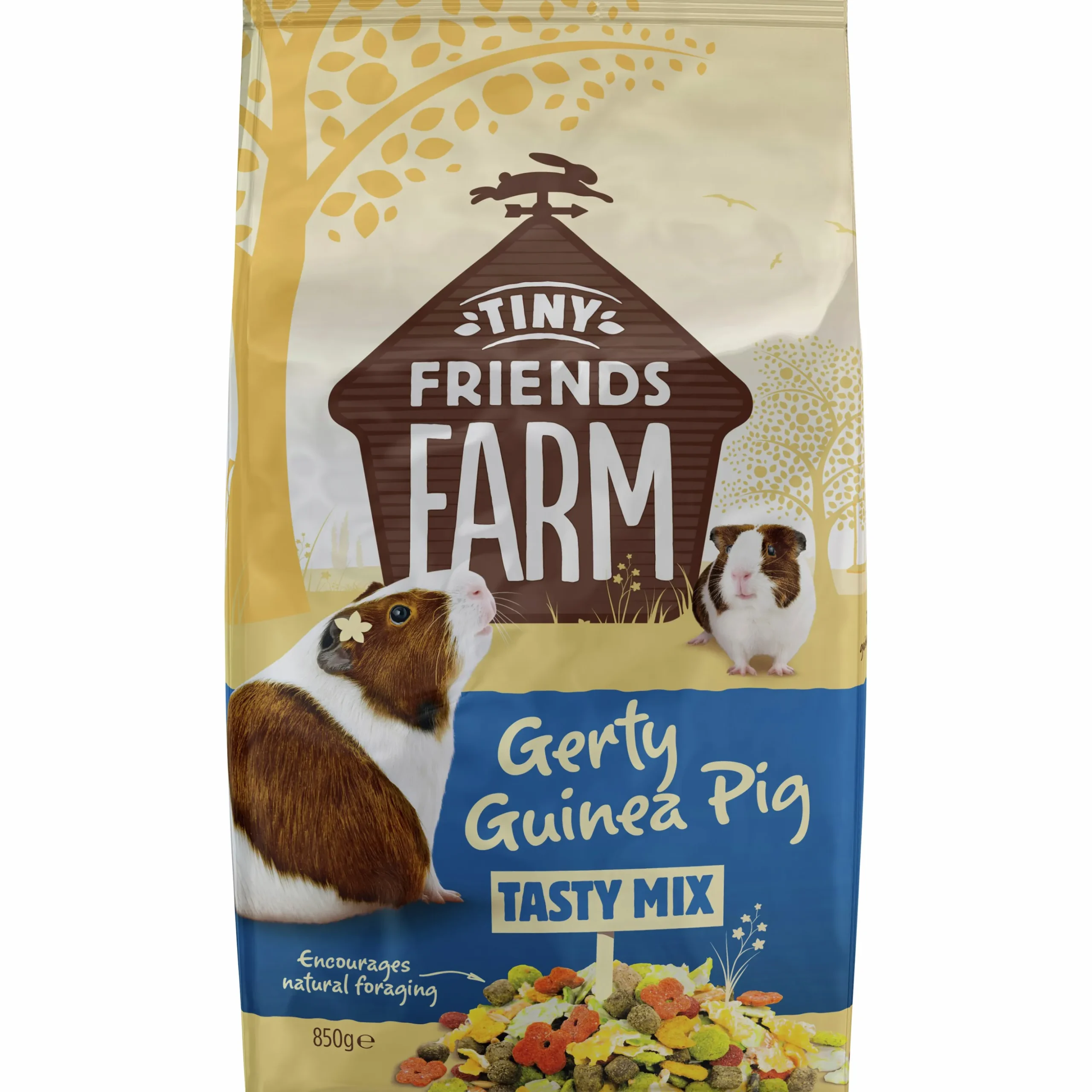 Marsvinsfoder Tiny Friends Farm Gerty Original Müsli 850g