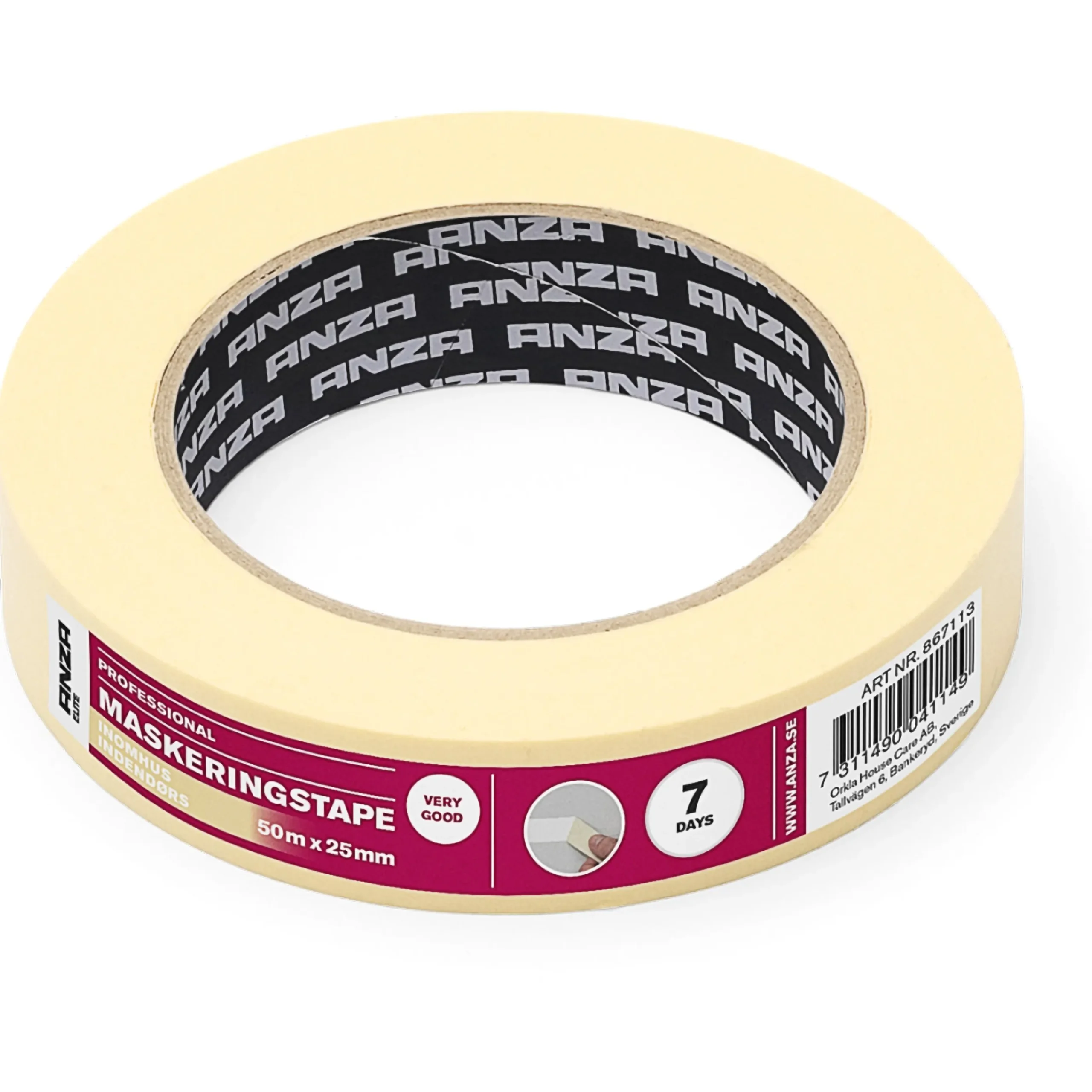 Maskeringstejp Anza Elite 25mm x 50m