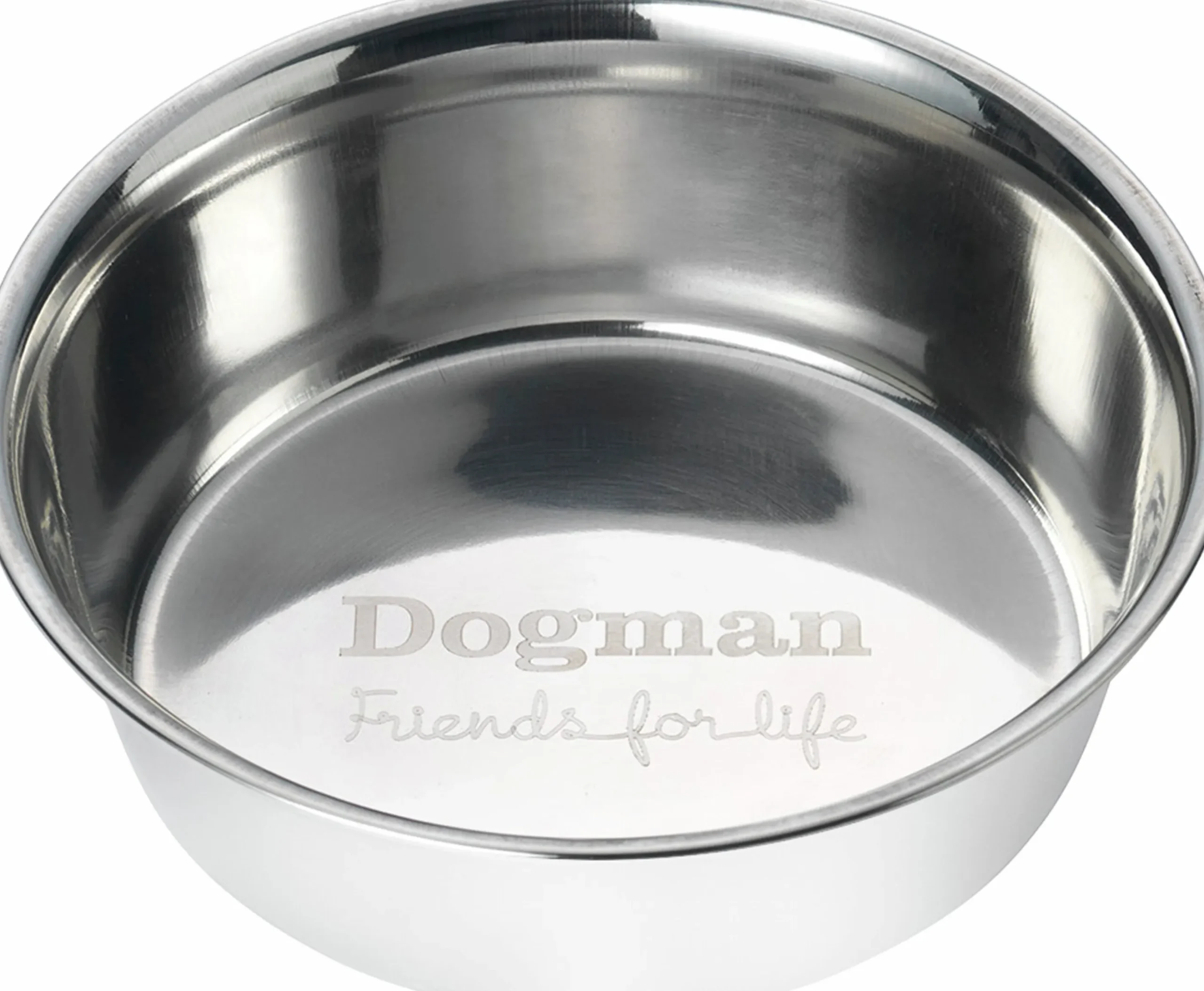 Matskål Dogman Heavy Rostfri Vit 270ml