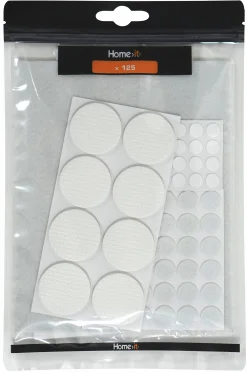 Möbeltassar Millarco HomeIT Självhäftande Mixpack vit 125-p