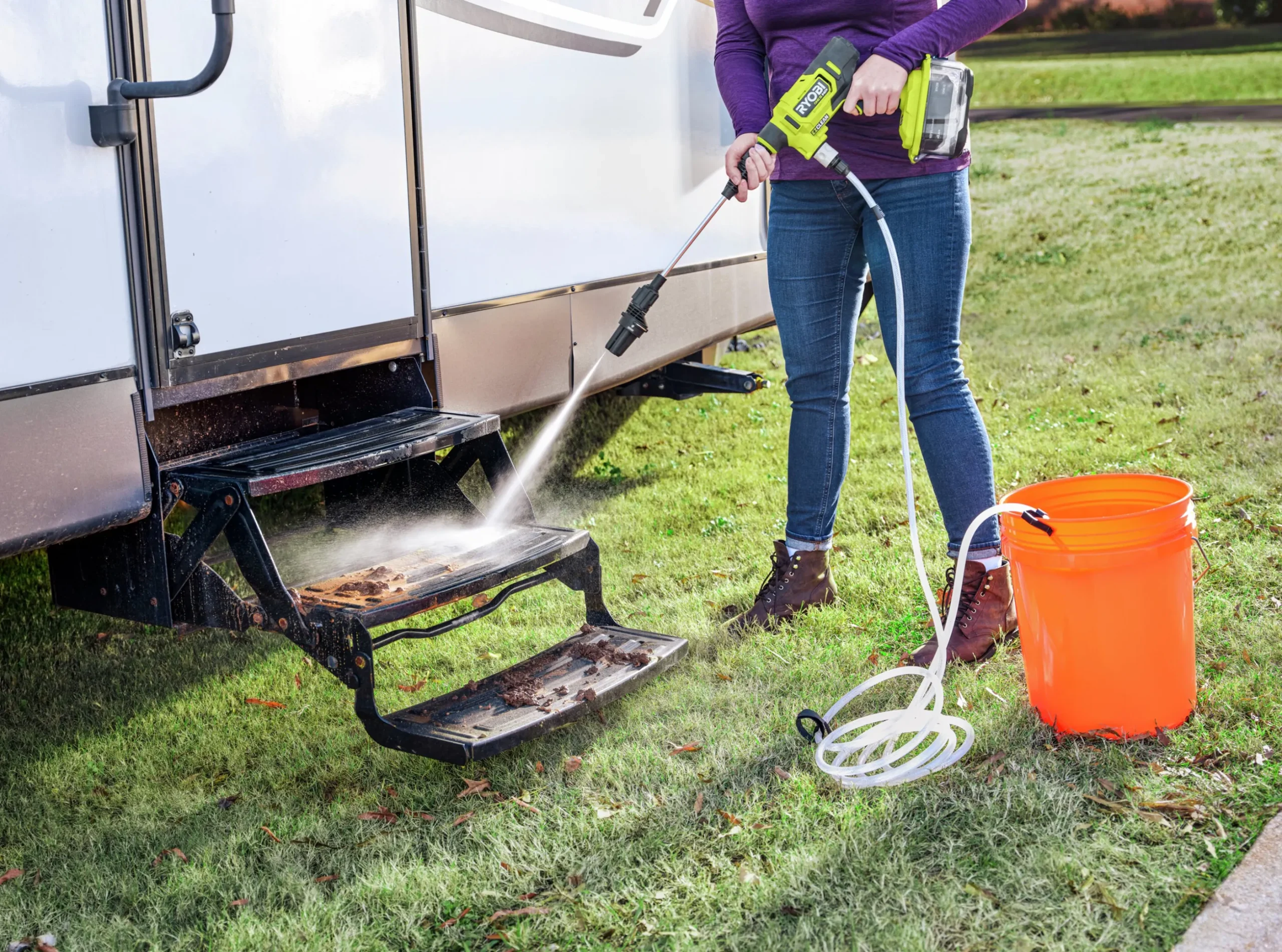 Mellantryckstvätt Ryobi ONE+ RY18PWX41A-1 18V (exkl batteri)