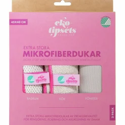 Mikrofiberduk Ekotipset Extra stora 3-p