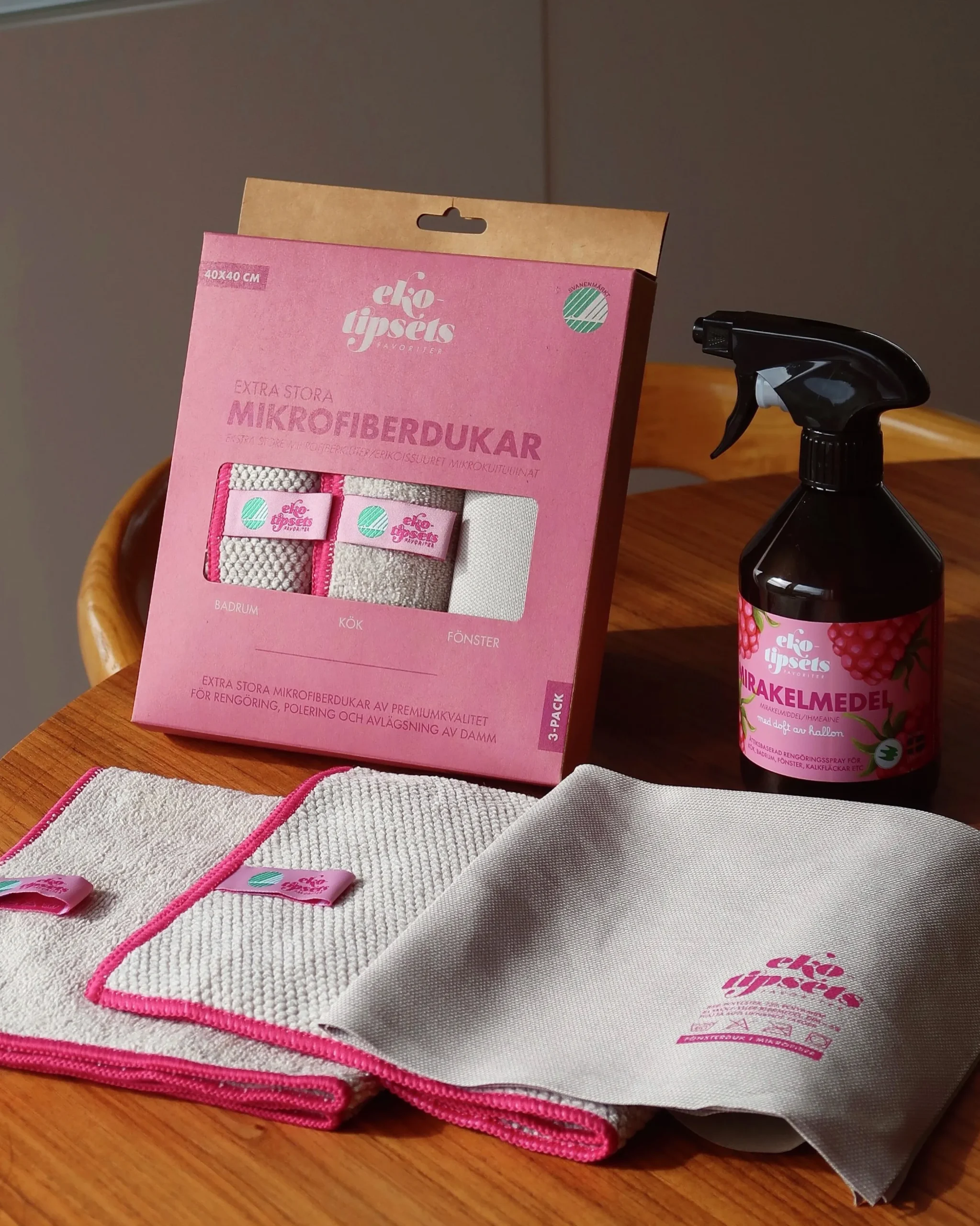 Mikrofiberduk Ekotipset Extra stora 3-p