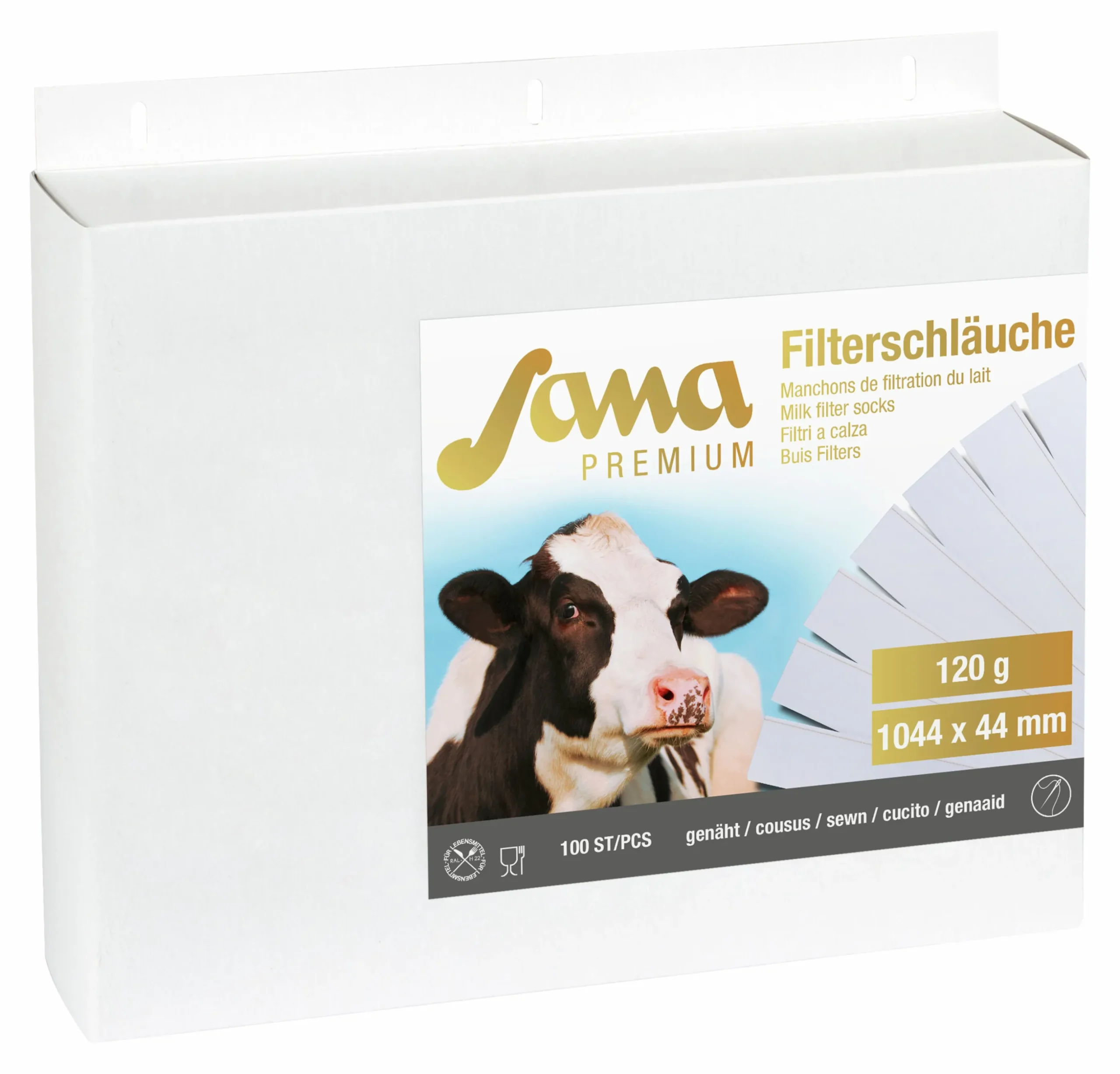 Mjölkfilter Kerbl Premium 1044x44mm 100-p