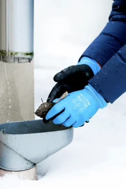 Montagehandskar Granberg Varmfodrade Latexbeläggning Blå 7