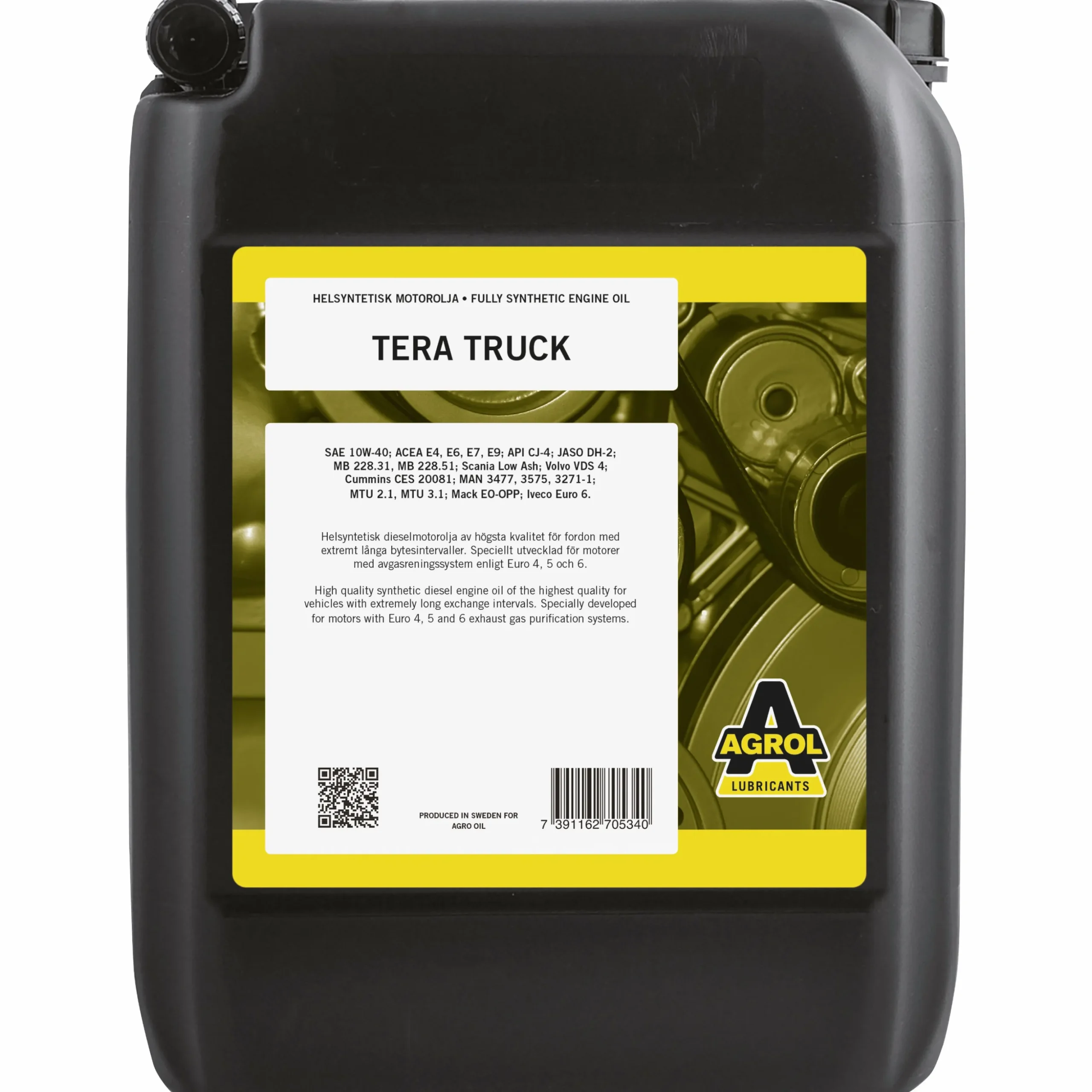 Motorolja Agrol Tera Truck 10W/40 20L