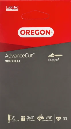Motorsågskedja Oregon AdvanceCut 90PX 8" 3/8" 1,1mm 33dl