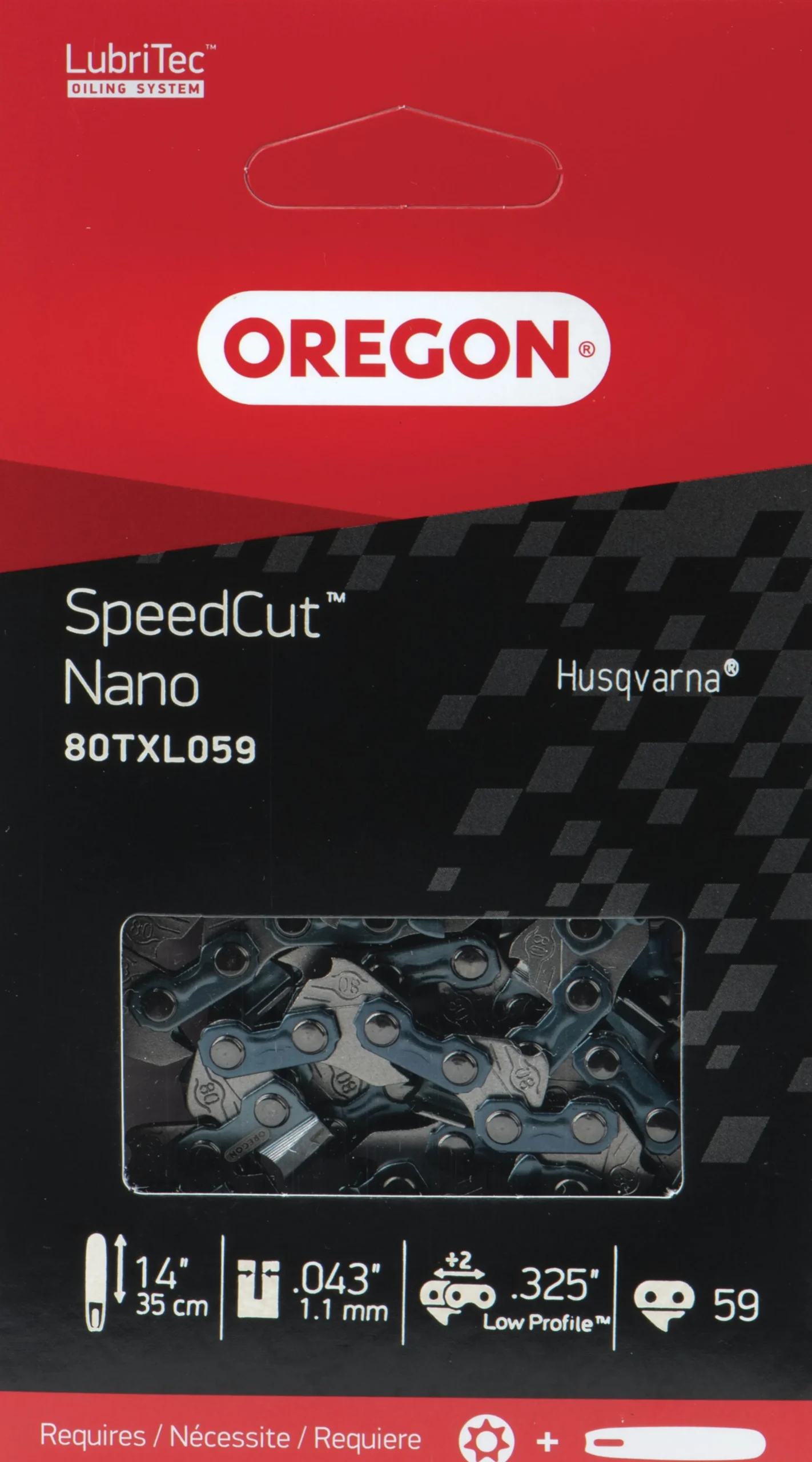 Motorsågskedja Oregon SpeedCut 80TXL 14" .0325" 1,1mm 59dl