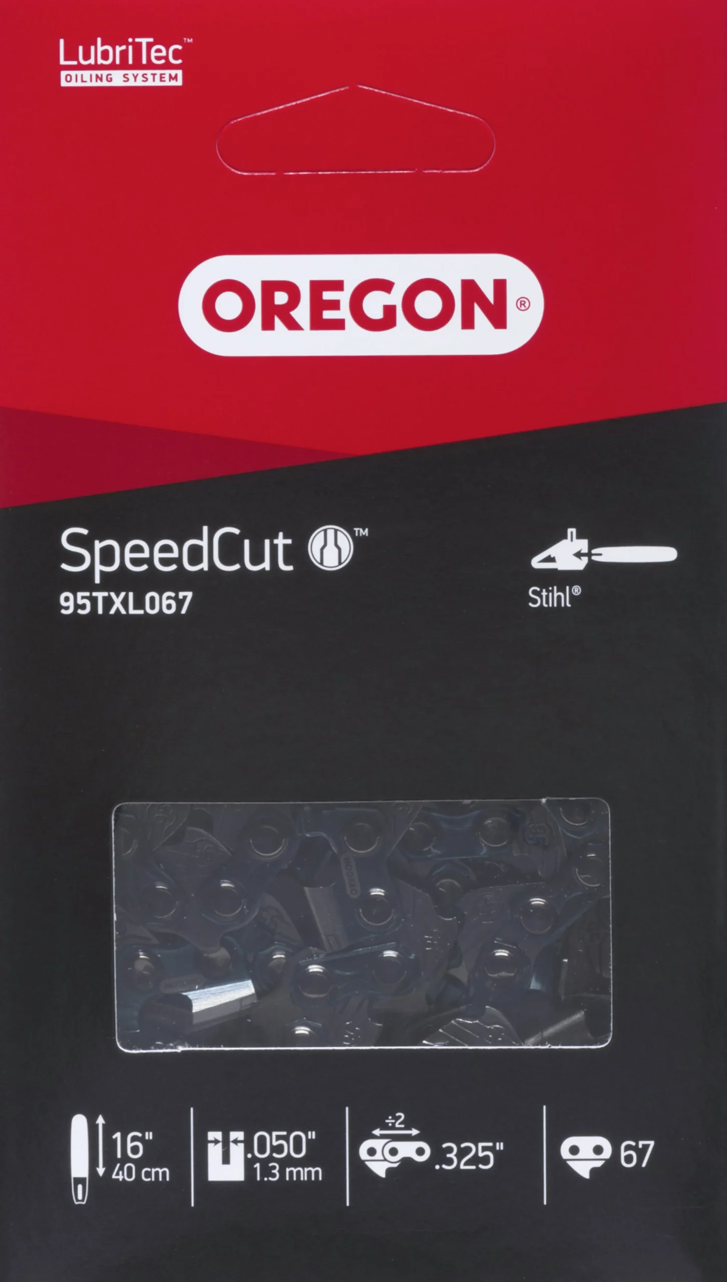 Motorsågskedja Oregon 95TXL SpeedCut 0,325" 1,3mm 67DL