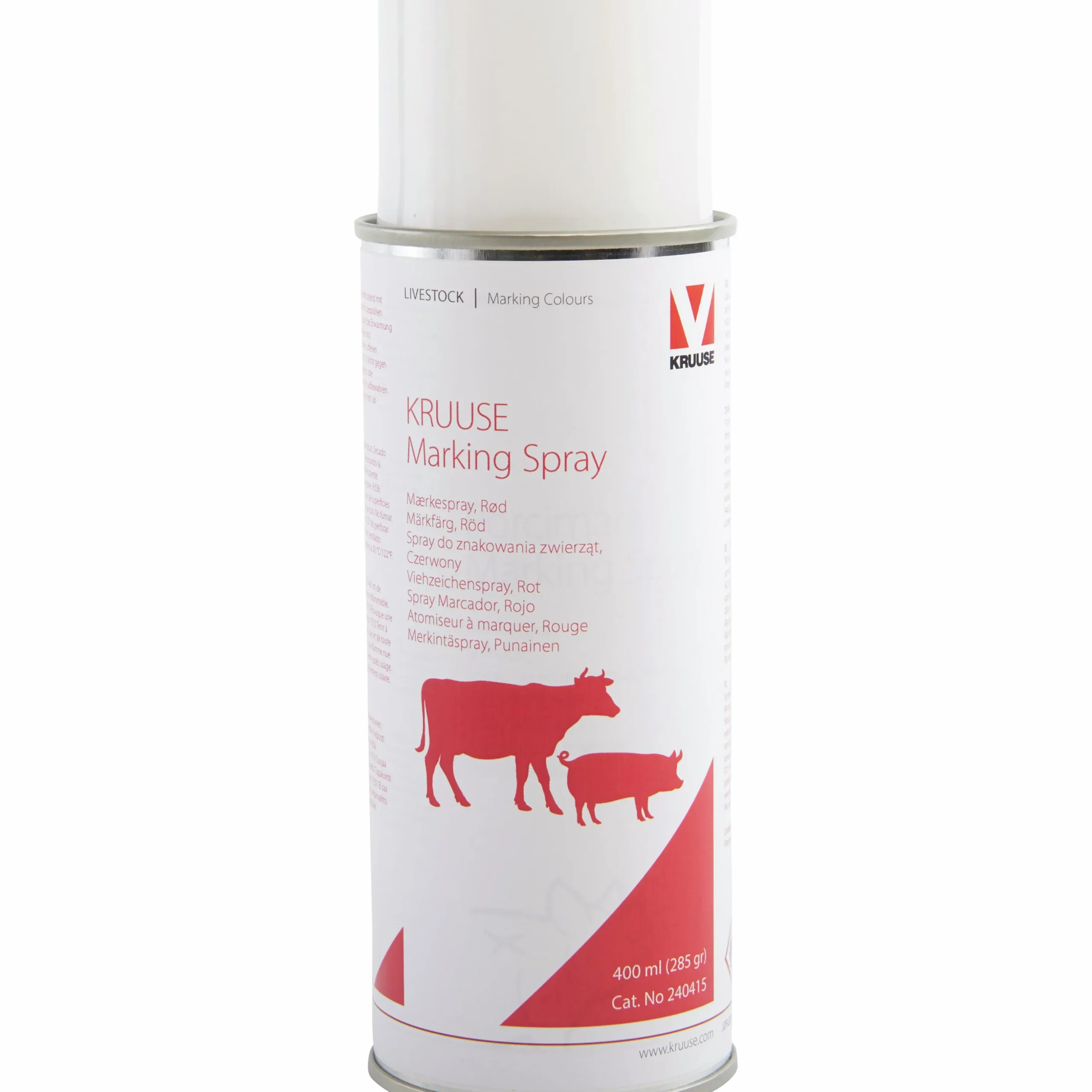 Märkspray Kruuse Porcimark Röd 400ml