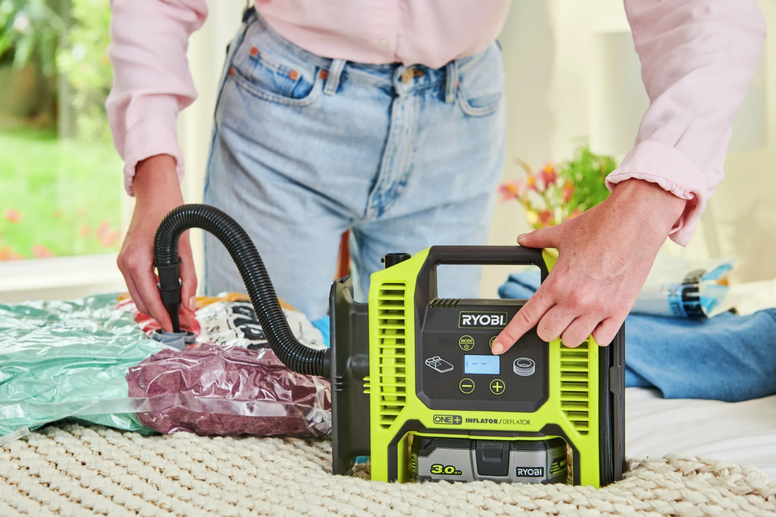 Multikompressor Ryobi ONE+R18MI-0 18V (exkl. batteri)