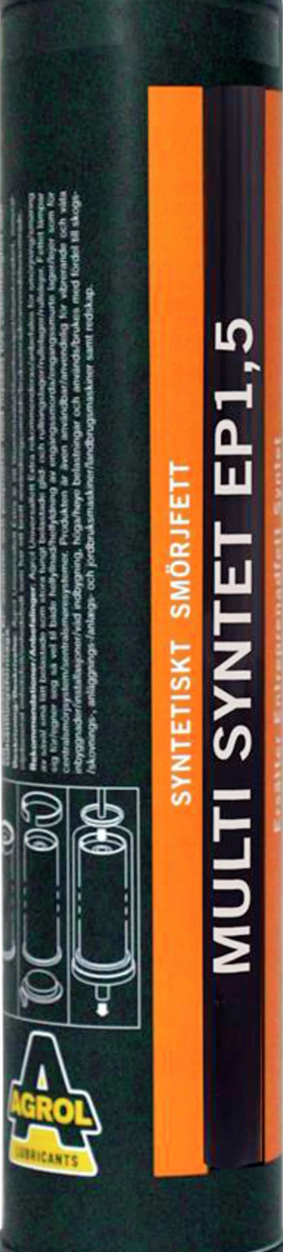 Multi Syntetfett Agrol EP 1,5 Skruvpatron 420ml