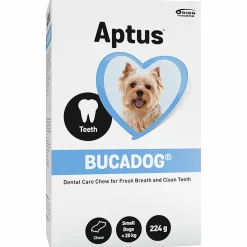 Munhygien Aptus Bucadog Tuggbitar S 224g 28-p