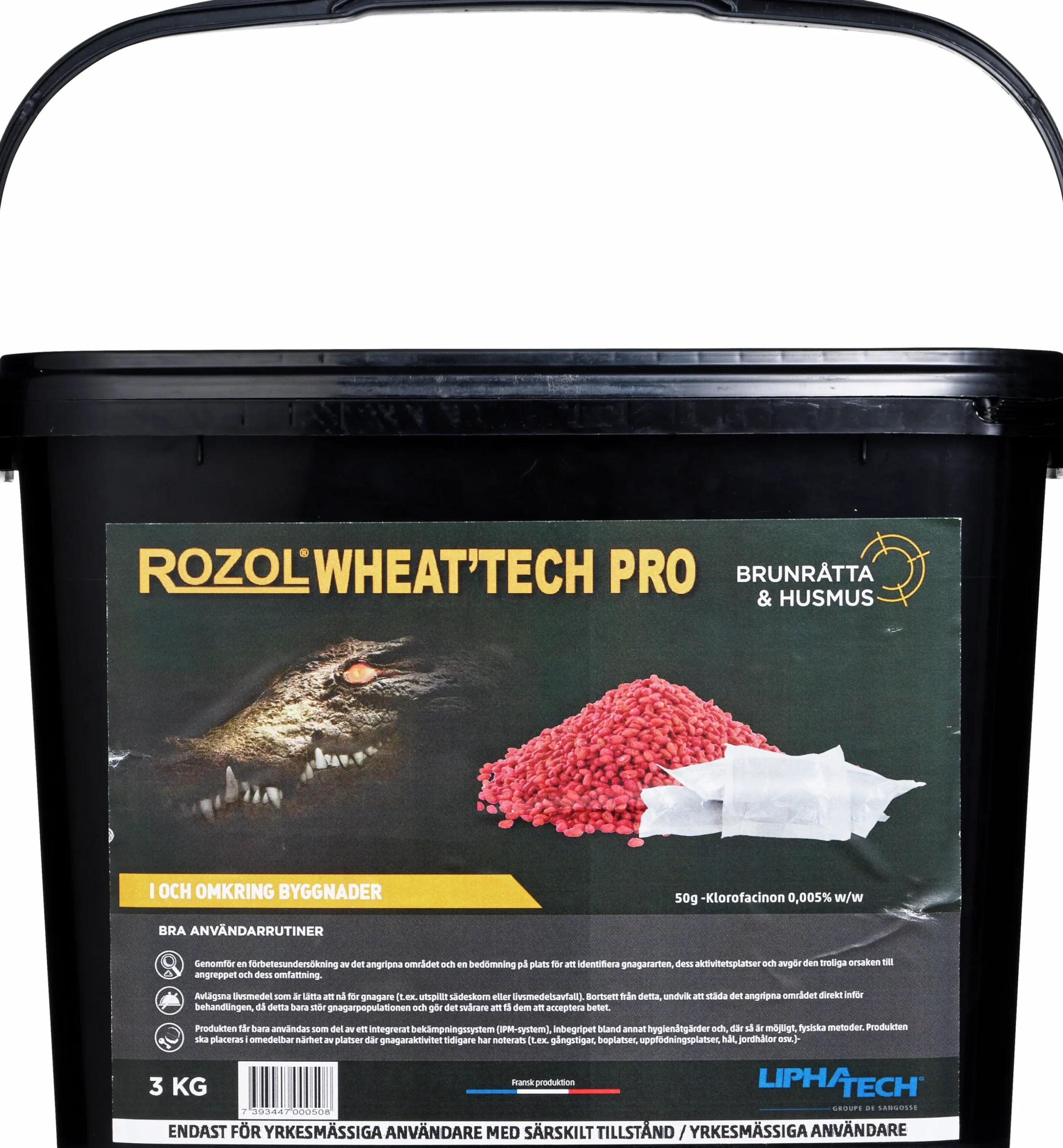 Musgift & Råttgift Rozol Korn 3kg
