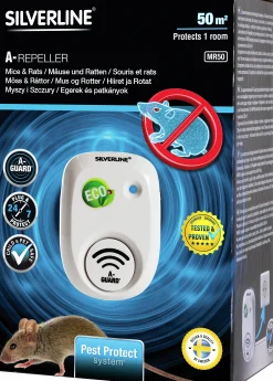 Mus- & Råttskrämma Silverline A-Repeller MR50