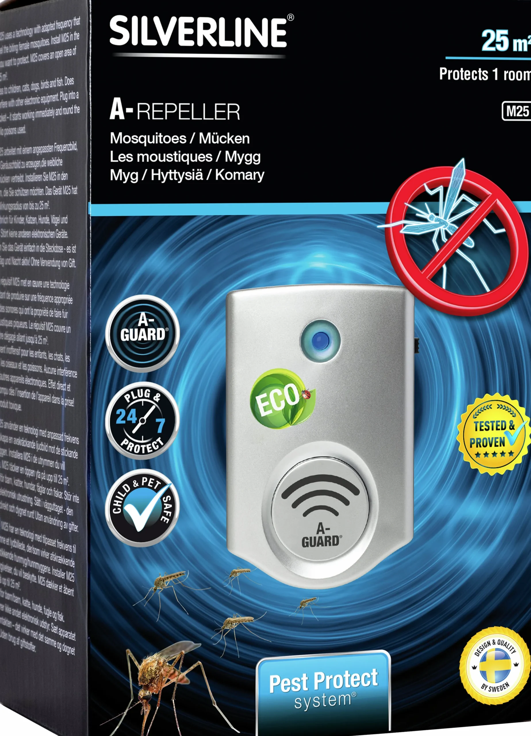 Myggavskräckare Silverline A-Repeller M25