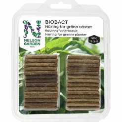 Näringspinnar Nelson Garden Biobact Gröna 28-p