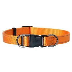 Nylonhalsband Dogman Iris Ställbar Orange