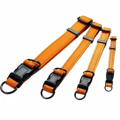 Nylonhalsband Dogman Iris Ställbar Orange