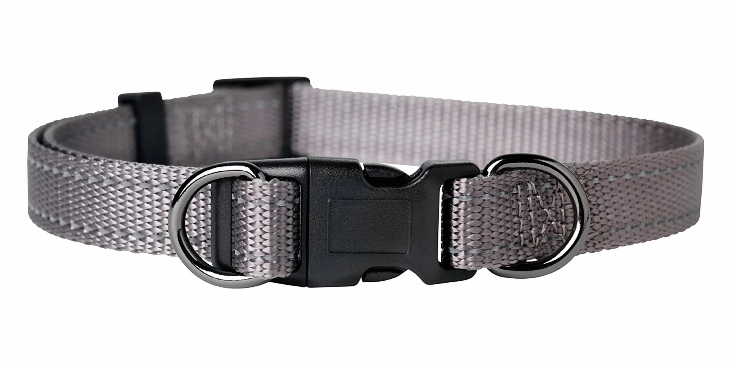 Nylonhalsband Dogman Iris Ställbar Grå