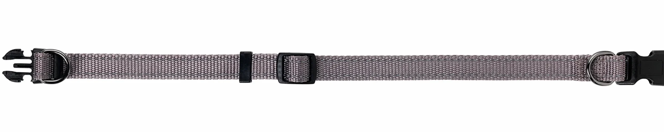 Nylonhalsband Dogman Iris Ställbar Grå