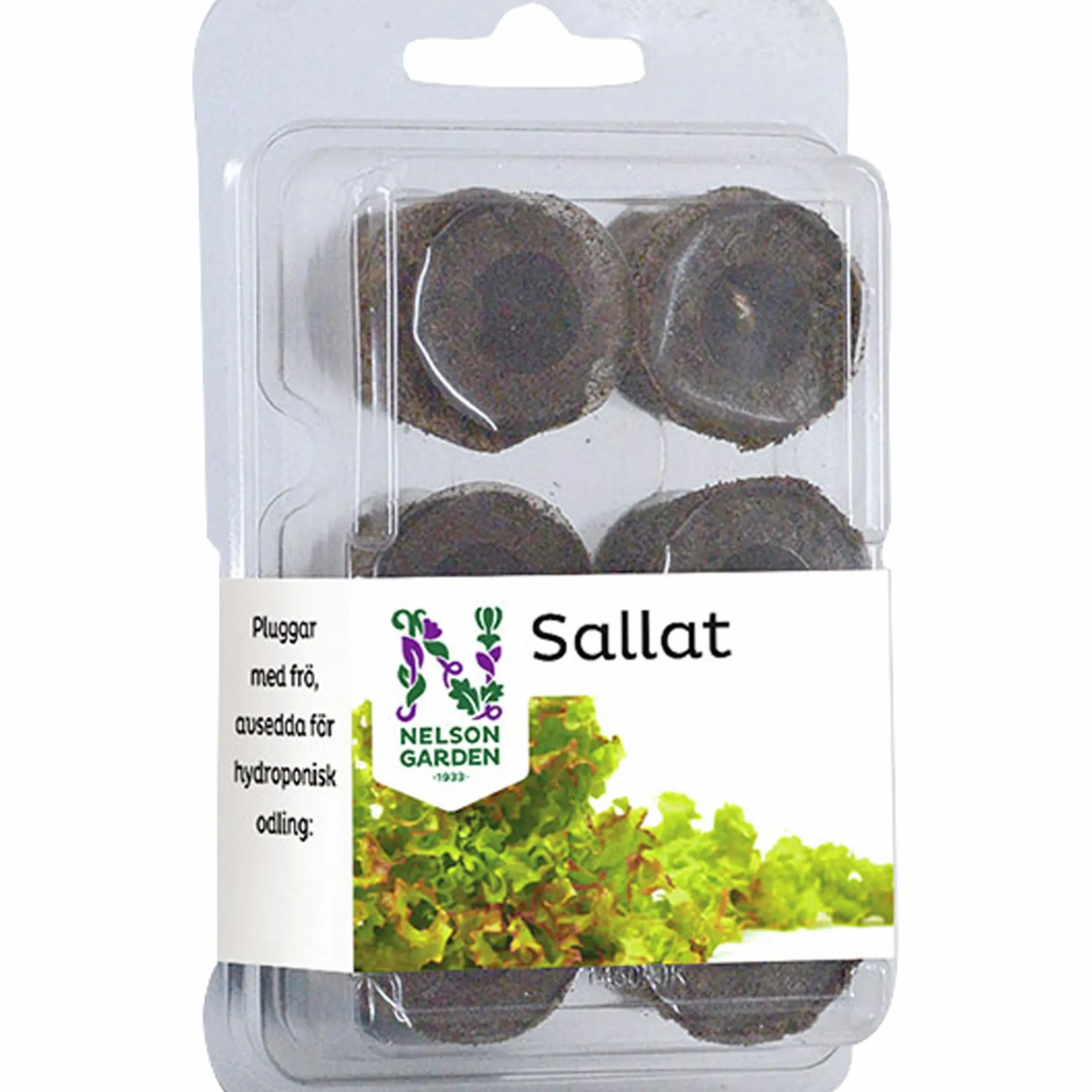 Odlingspluggar Nelson Garden Hydroponisk odling Sallat 6-p