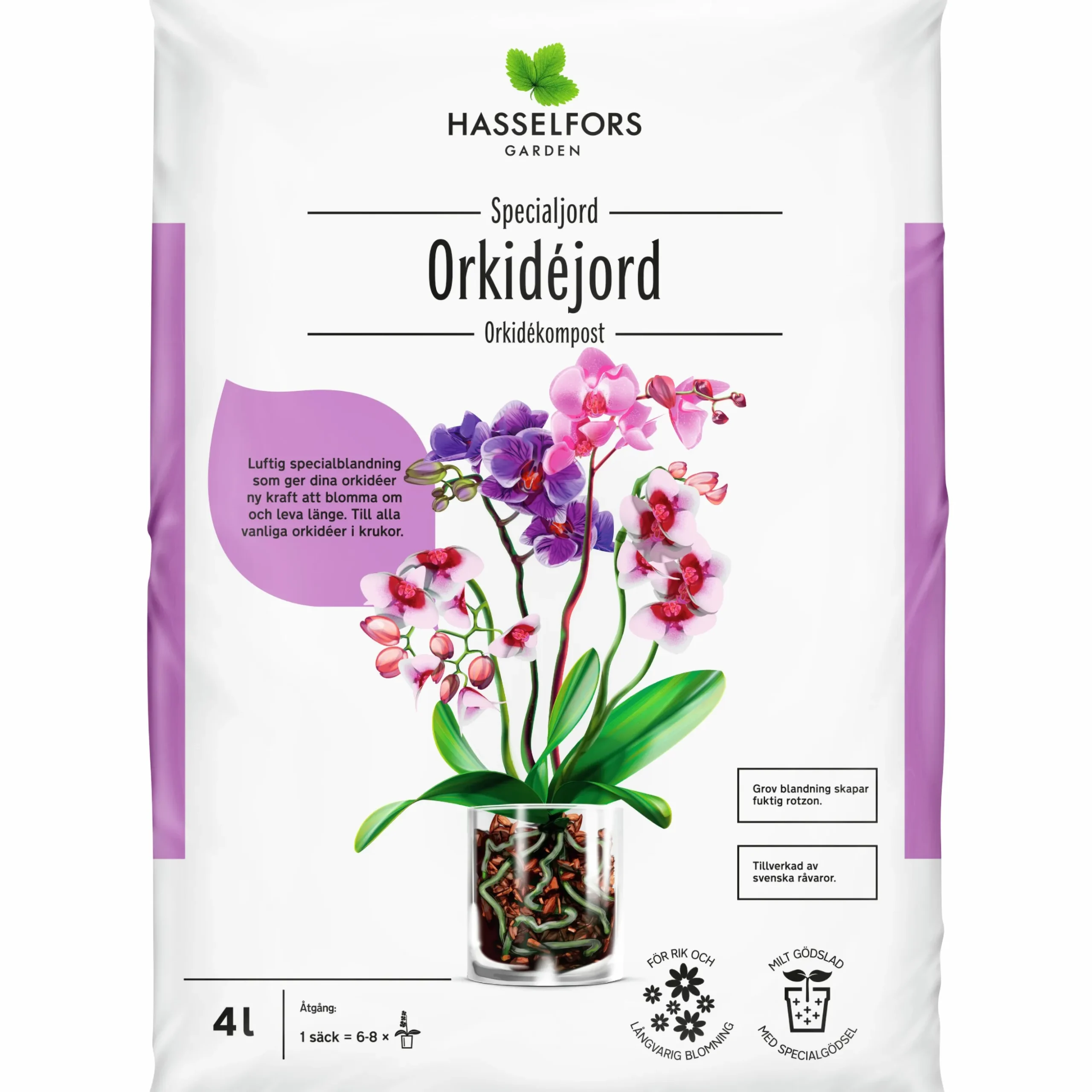 Orkidéjord Hasselfors 4L