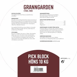 Pick Block Granngården Höns 10kg
