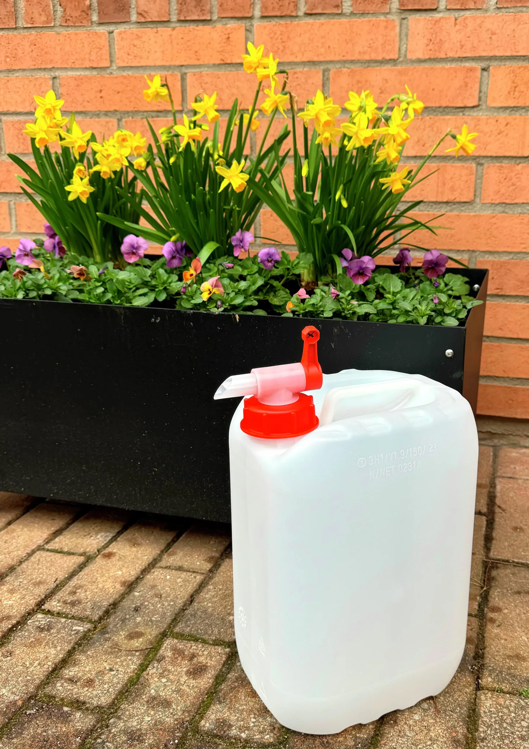 Plastdunk Keba livsmedelsgodkänd HDPE inkl lock