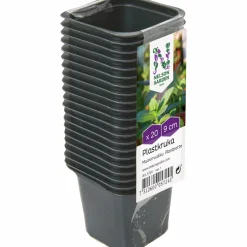 Plastkruka Nelson Garden Fyrkantig 9cm 20-p