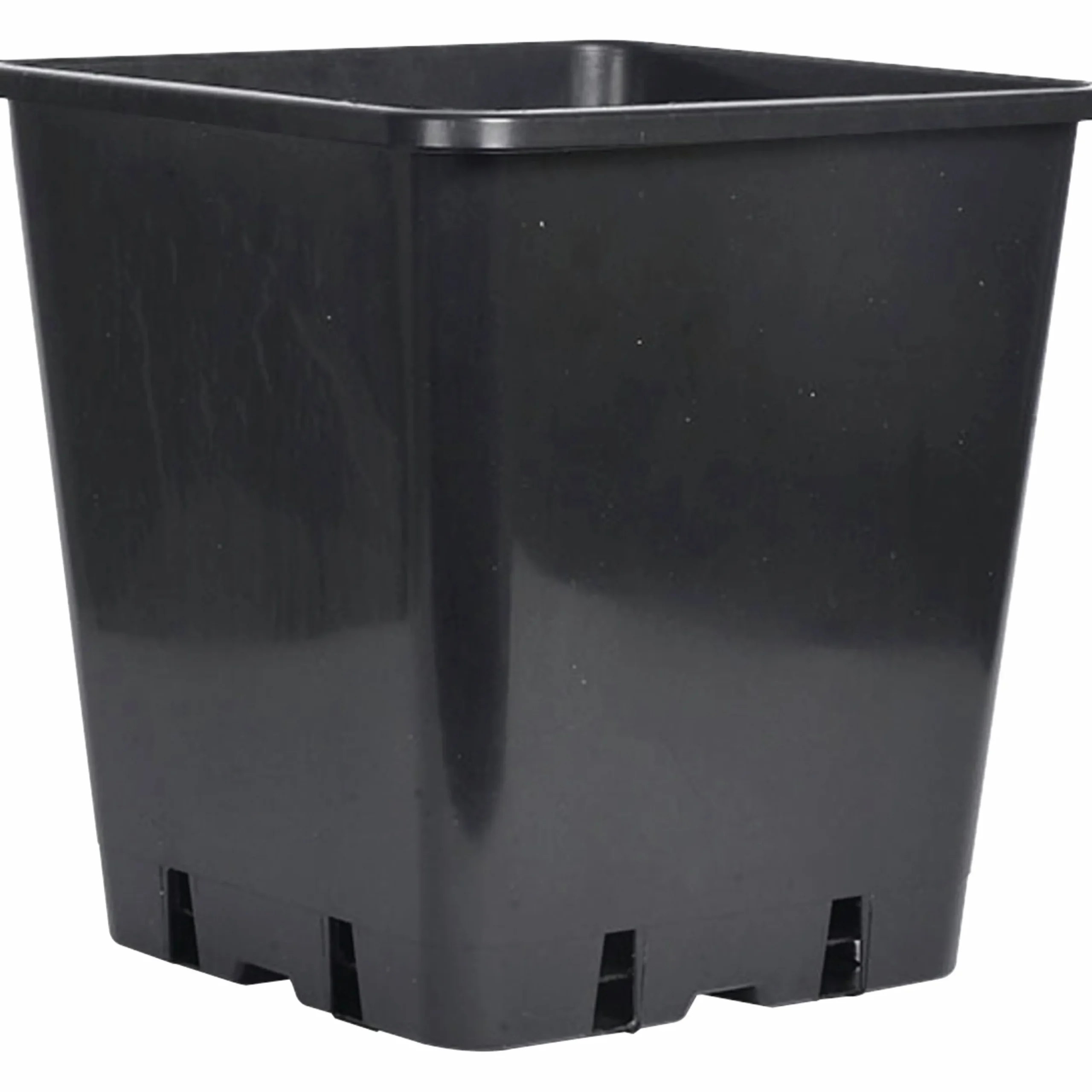 Plastkruka Nelson Garden Fyrkantig Svart 25x25x26cm