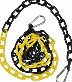 Plastkätting Hansbo Sport svart/gul 2m