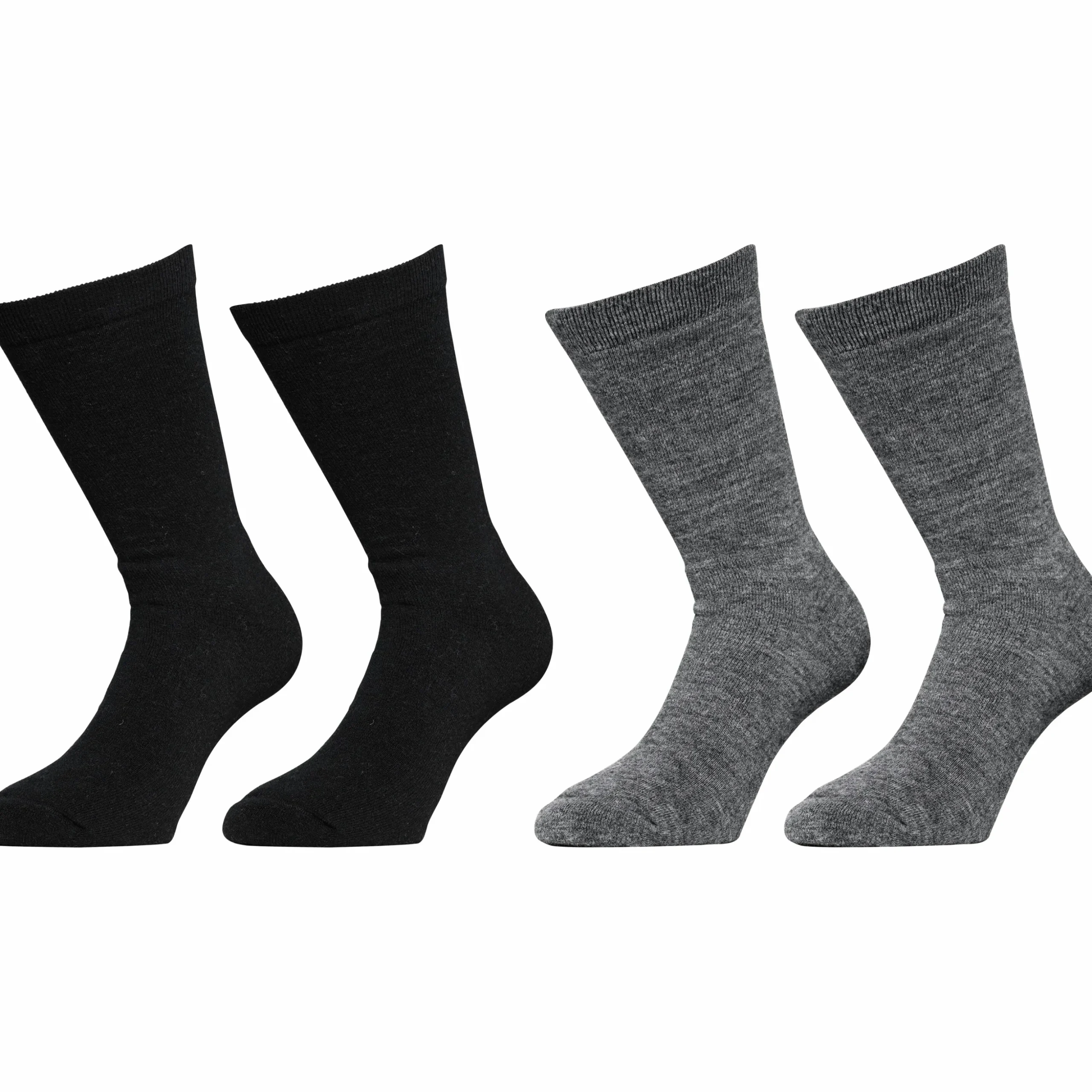 Polarsockor G1880 med Ull 37/40 Svart/Grå 2-p