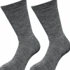 Polarsockor G1880 med Ull 40/45 Svart/Grå 2-p