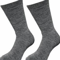 Polarsockor G1880 med Ull 40/45 Svart/Grå 2-p