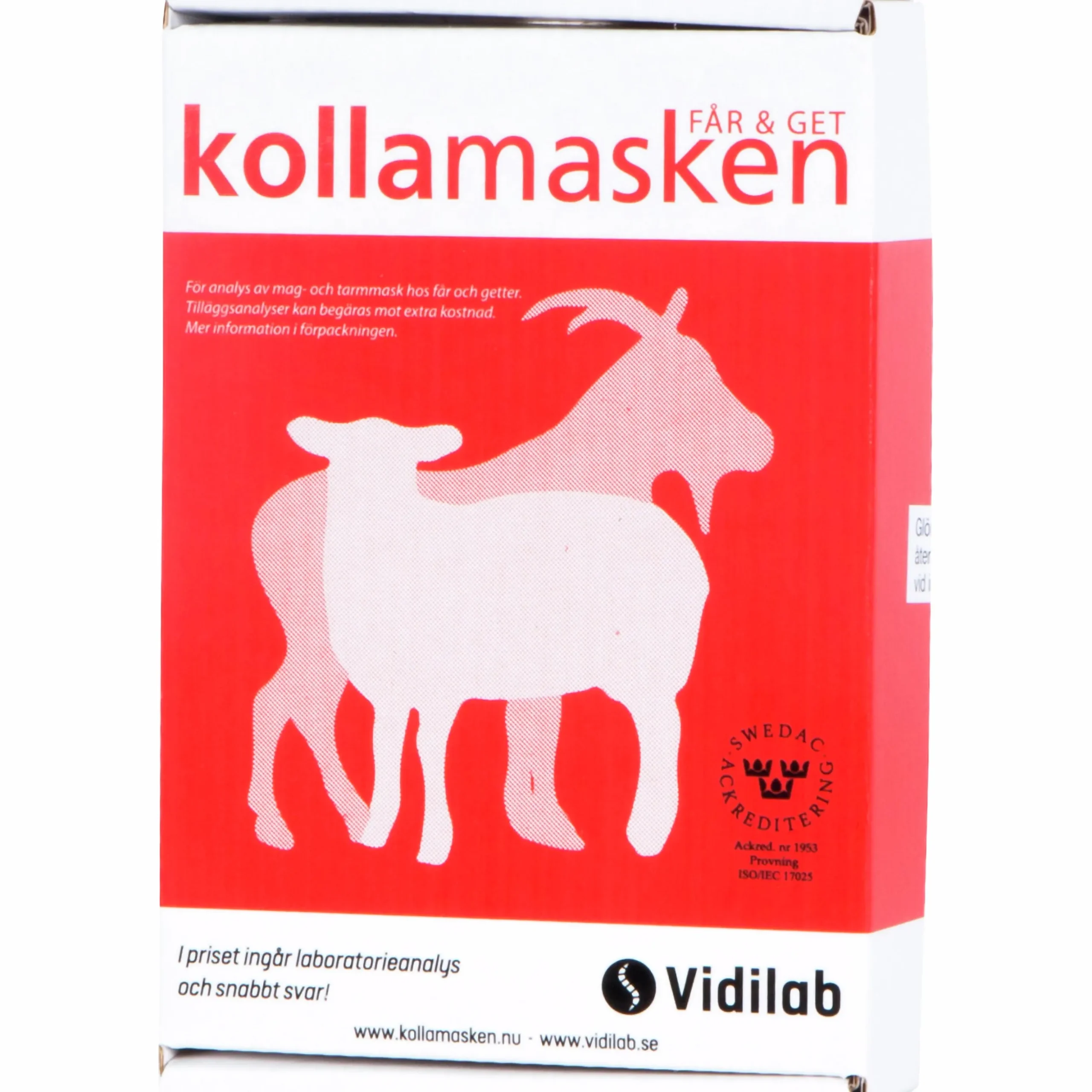 Provtagningskit Vidilab KollaMasken Får/Get