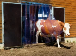 PVC-ridå Kerbl transparent 200x3mm 25m