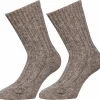 Raggsockor G1880 Ljus Brunmelerad 37/40