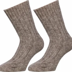 Raggsockor G1880 Ljus Brunmelerad 37/40