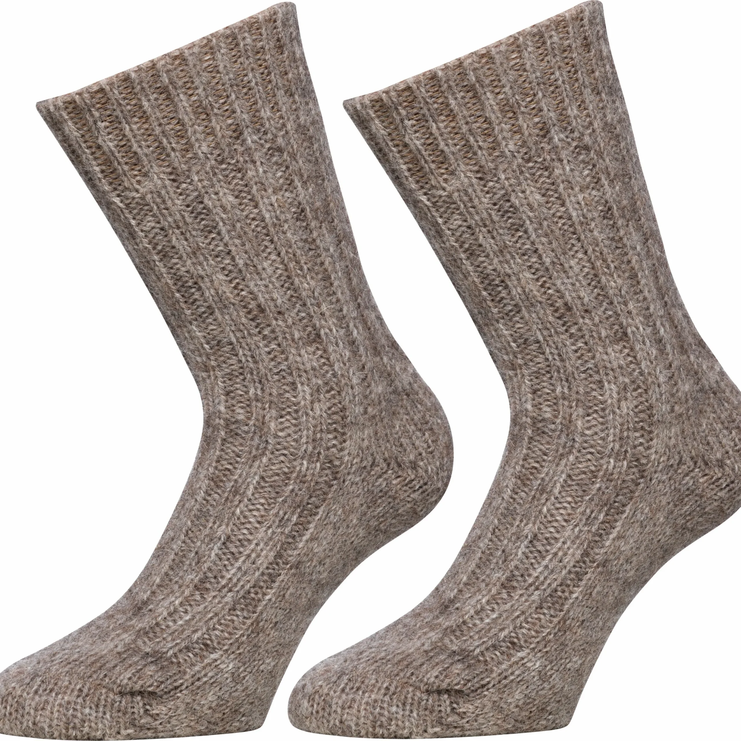Raggsockor G1880 Ljus Brunmelerad 37/40