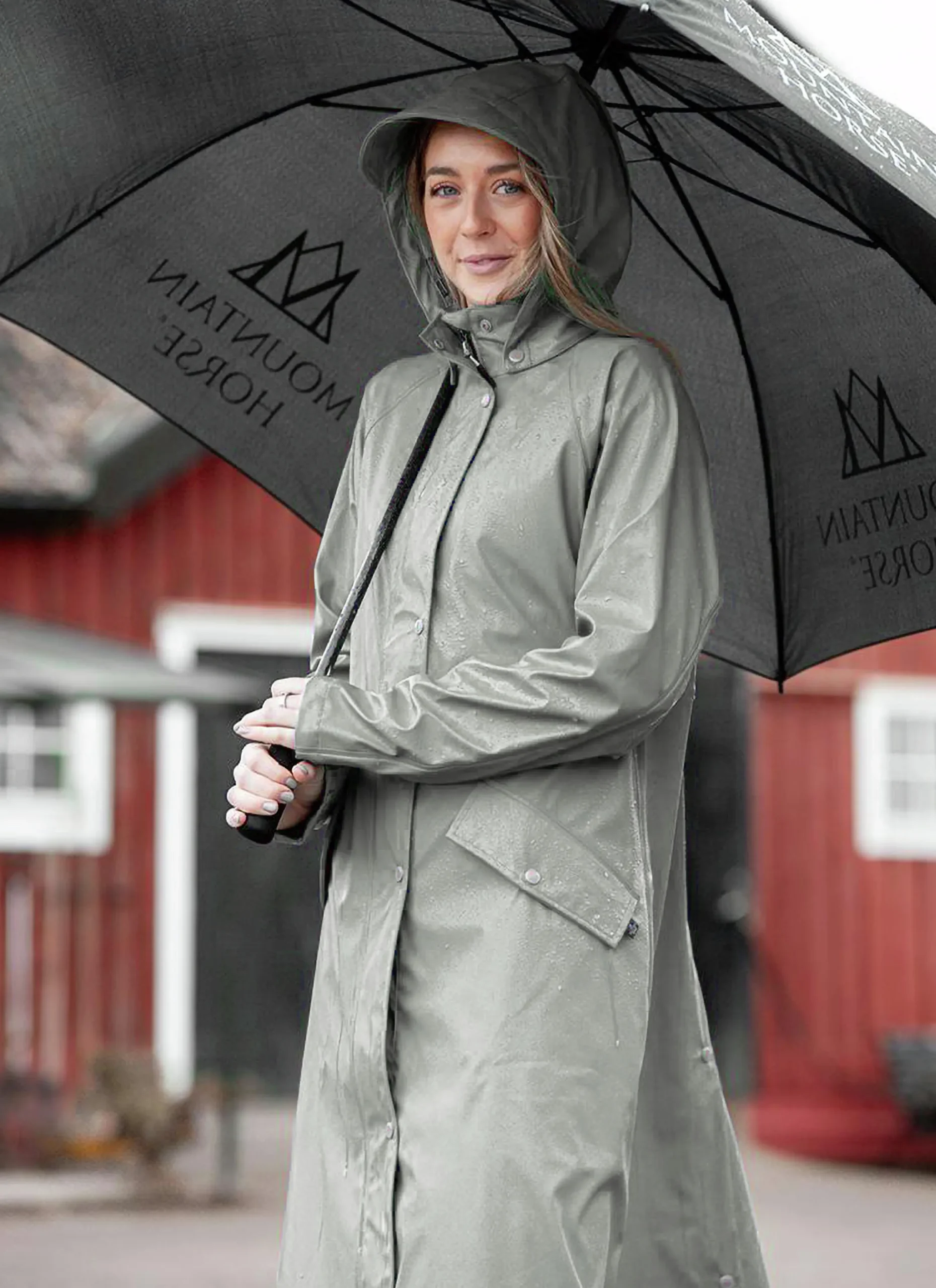 Regnkappa Mountain Horse Mindy Beige