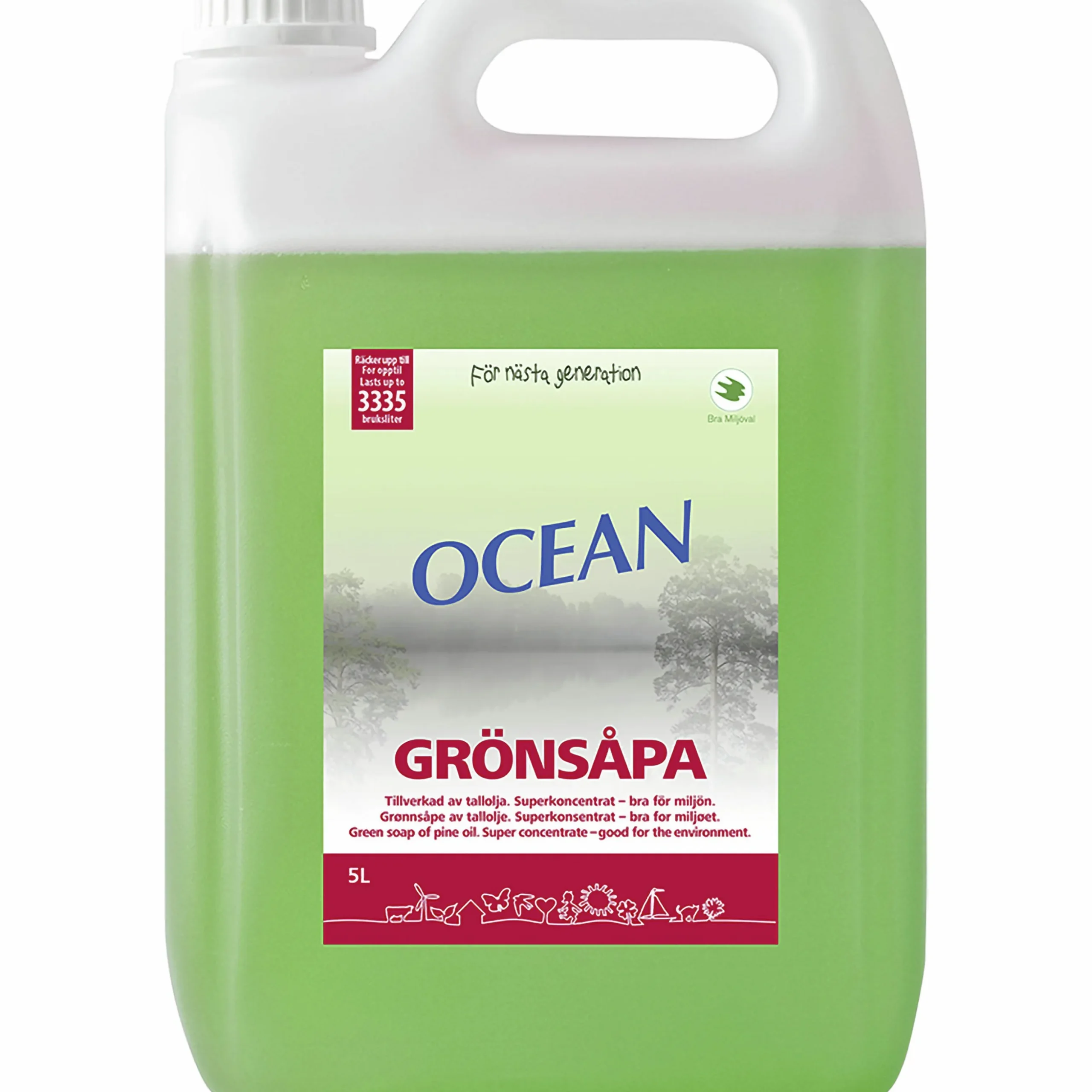 Rengöringsmedel Ocean Grönsåpa 5L