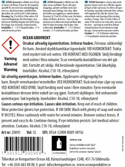 Rengöringsmedel Ocean Grovrent Koncentrat 5L