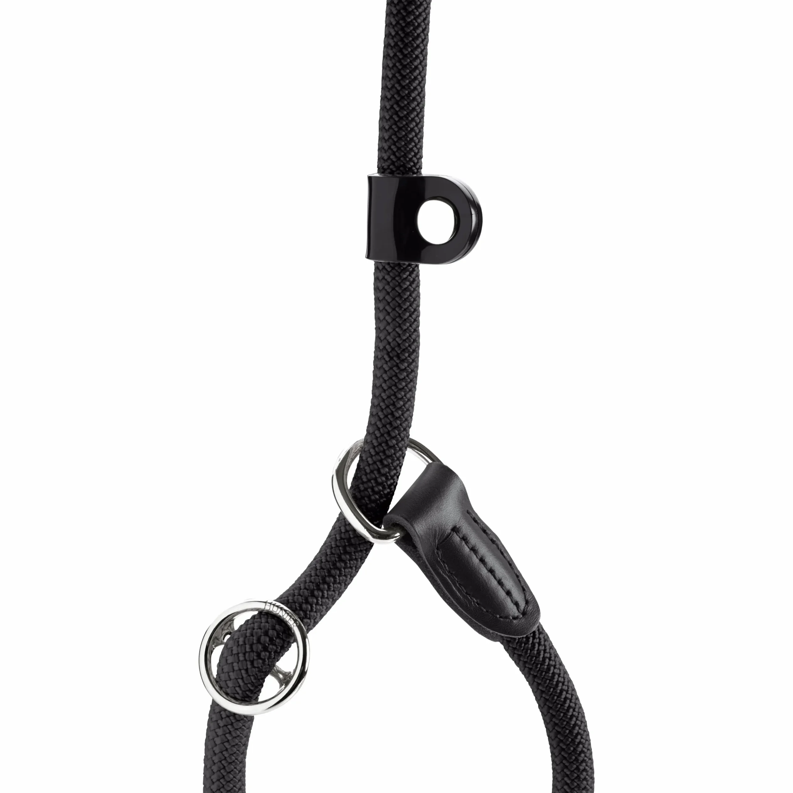 Retrieverkoppel Hunter Freestyle Svart 10mmx170cm