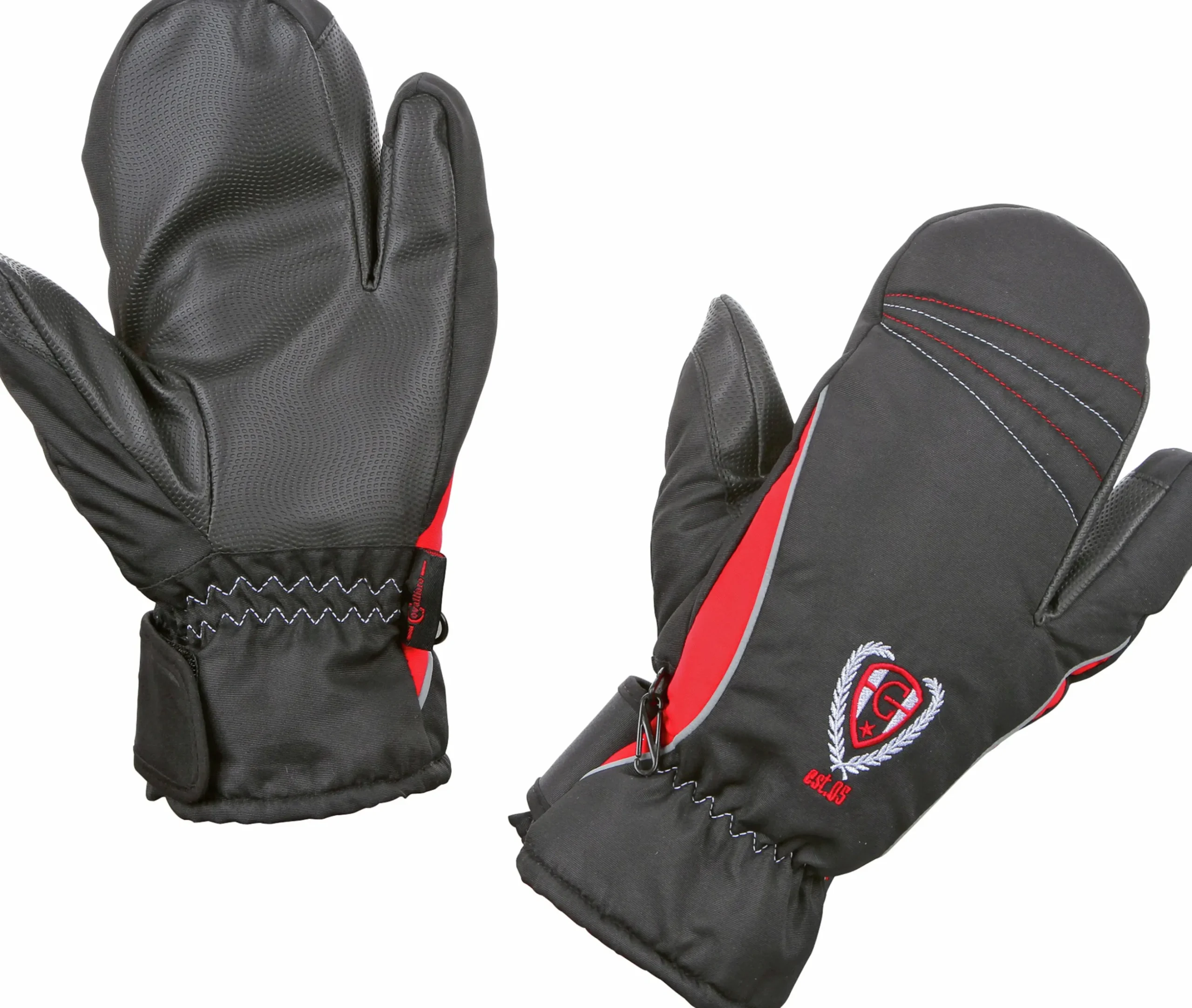 Ridhandskar Covalliero 3-finger Svart XS