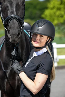 Ridhjälm Hansbo Sport Vision Tech Glitter Svart