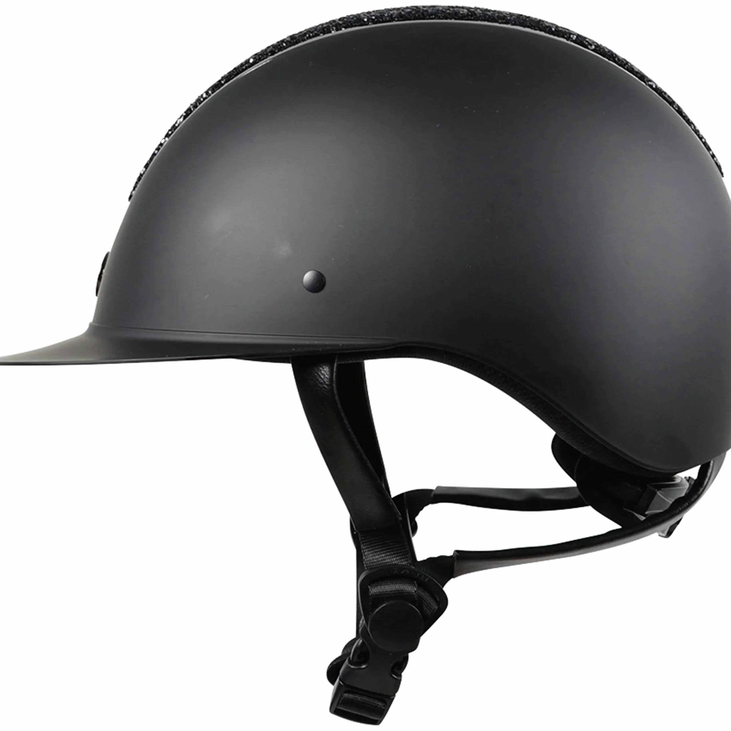 Ridhjälm Hansbo Sport Vision Tech Glitter Svart